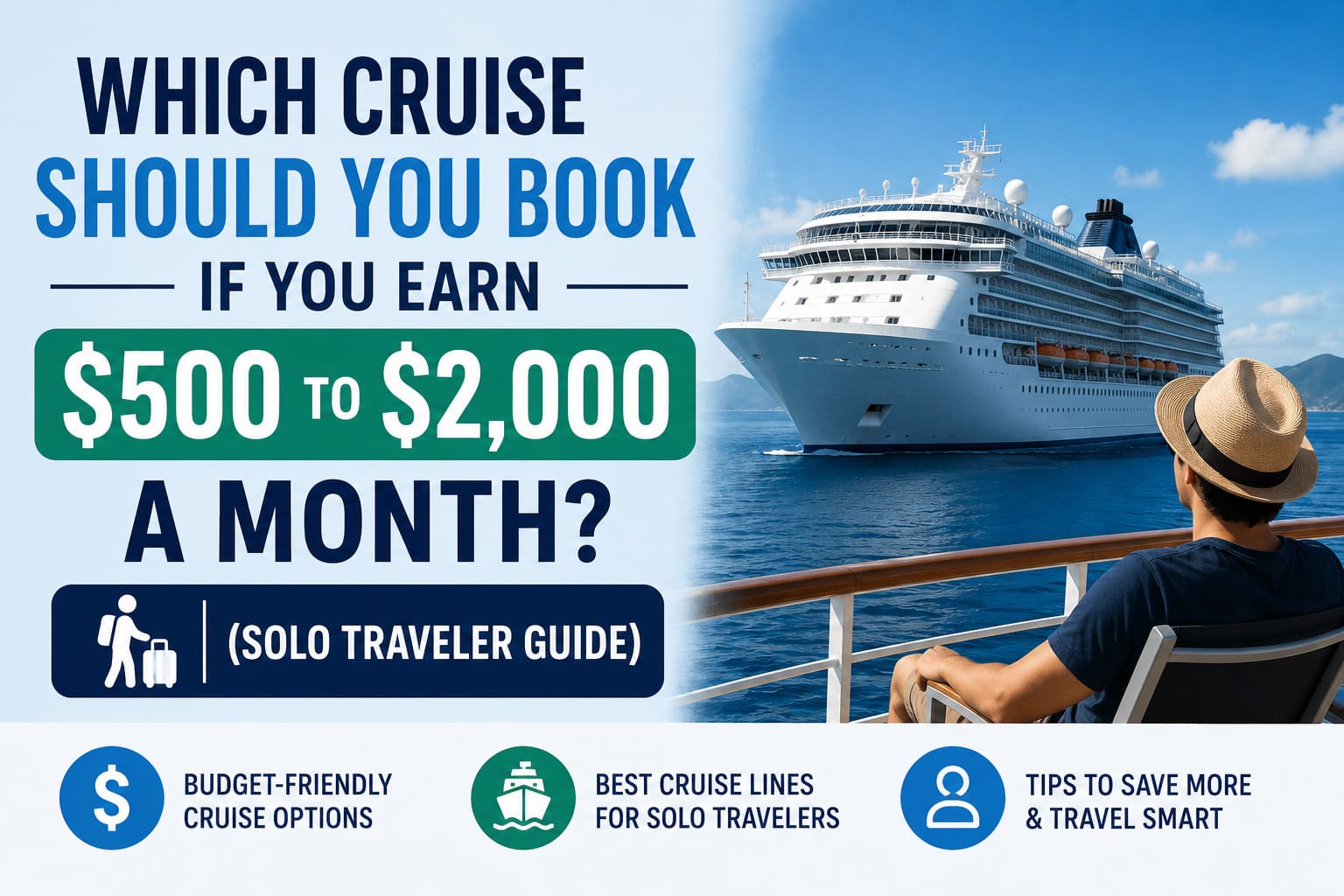 Cruise Can You Afford Solo on $500–$2,000 a Month